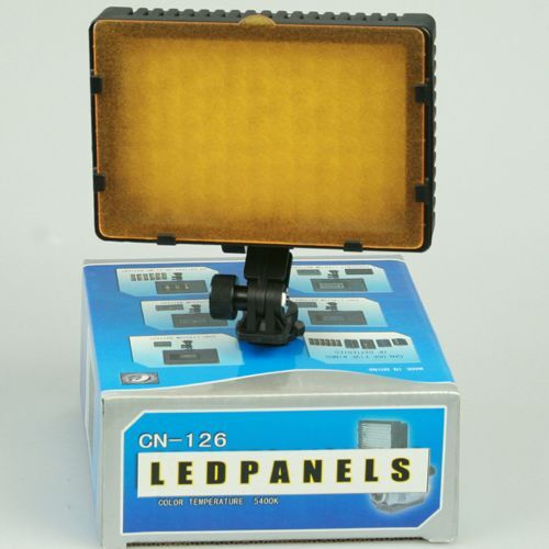 Photography Video on Camera Dimmer 126 LED Panel New