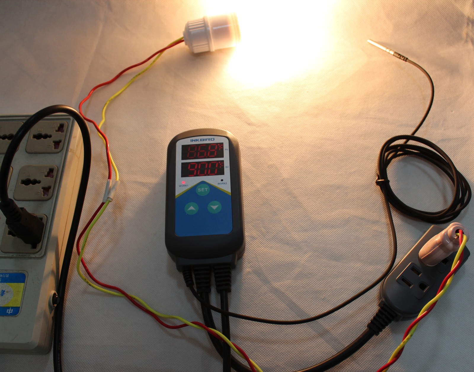 Inkbird Wired Digital Temperature Controller Heat Thermostat Hydroponics ITC306T