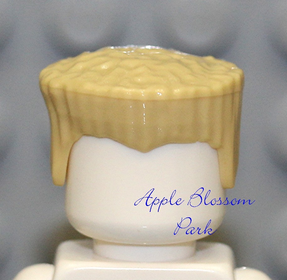 NEW Lego Flat top TAN MINIFIG HAIR -Ninja Boy Zane Minifigure Crew-Cut Head Gear