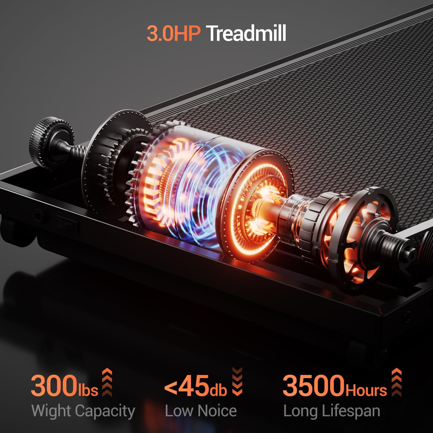 Trotadora Electrica Caminadoras Para Hacer Ejercicio Con Inclinación 14% 300 Lbs