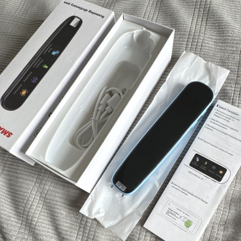 Translator Pen, Text to Speech Reader Pen, Scanning Device for Reading