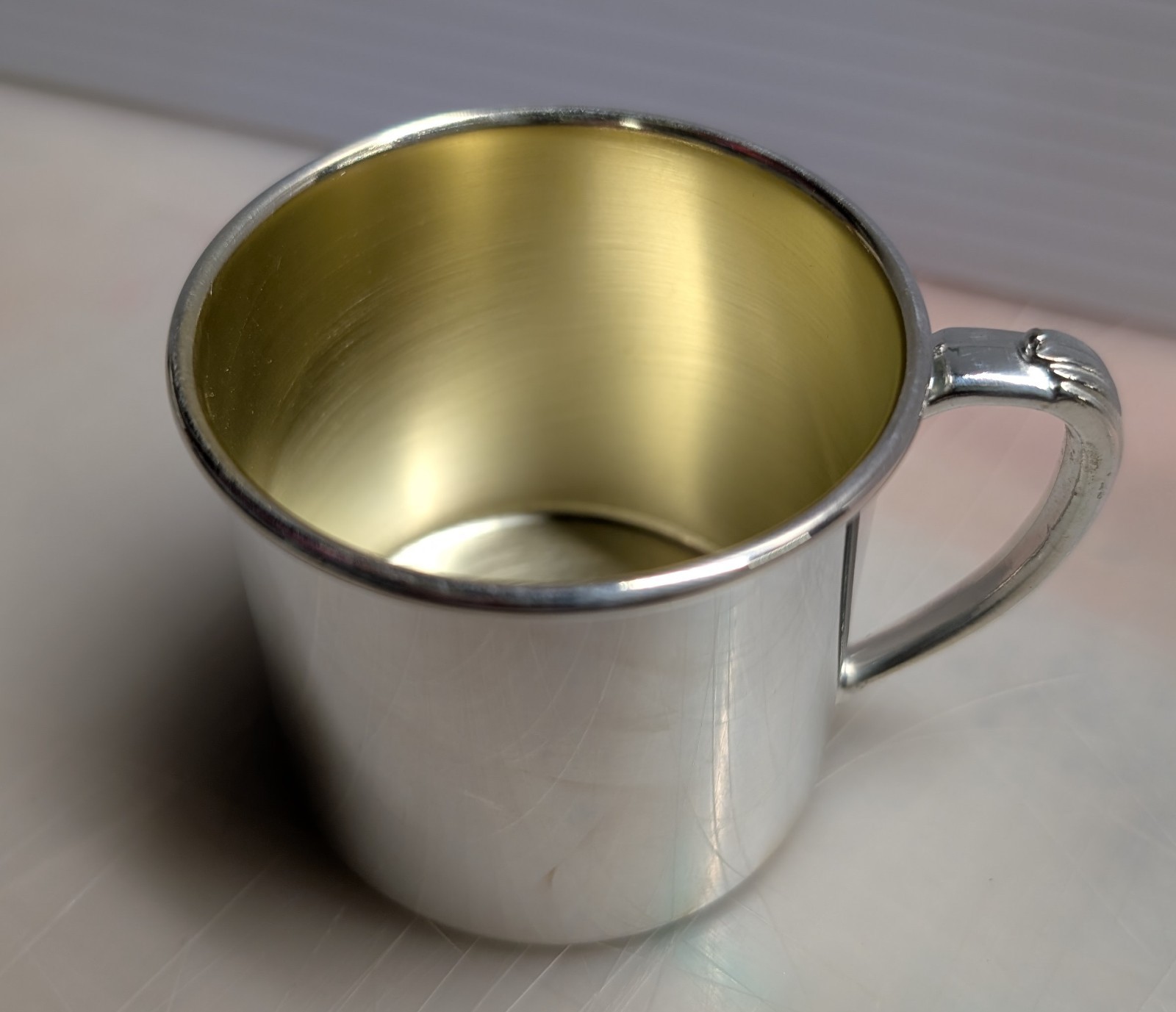 Oneida USA Silver Silverplate Baby Cup Mug Child Vintage Christening