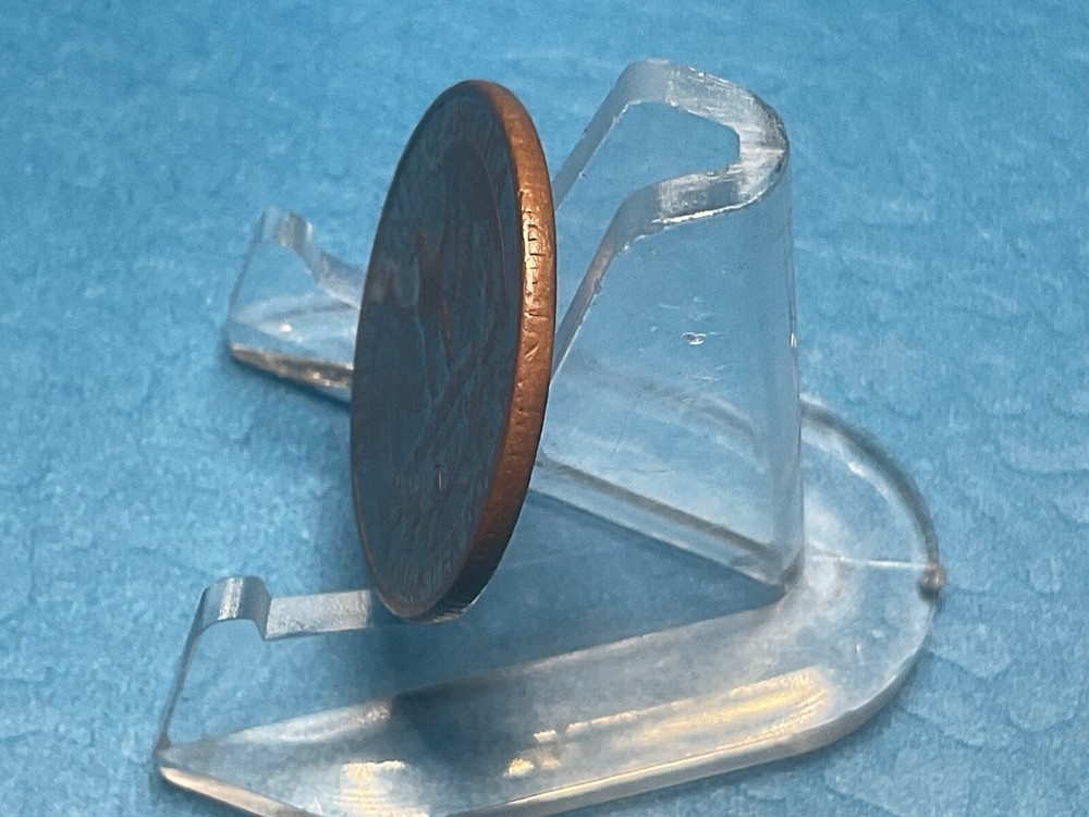 1967 Washington quarter——-ERROR VERY LITTLE CLADDING 99% COPPER———-