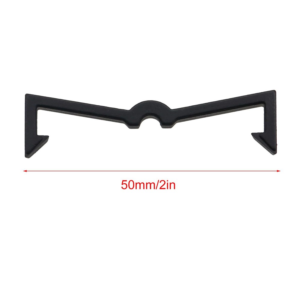 50 PCS 2 inch Black Pegboard Hooks Plastic Tool Hardware Hook Accessories