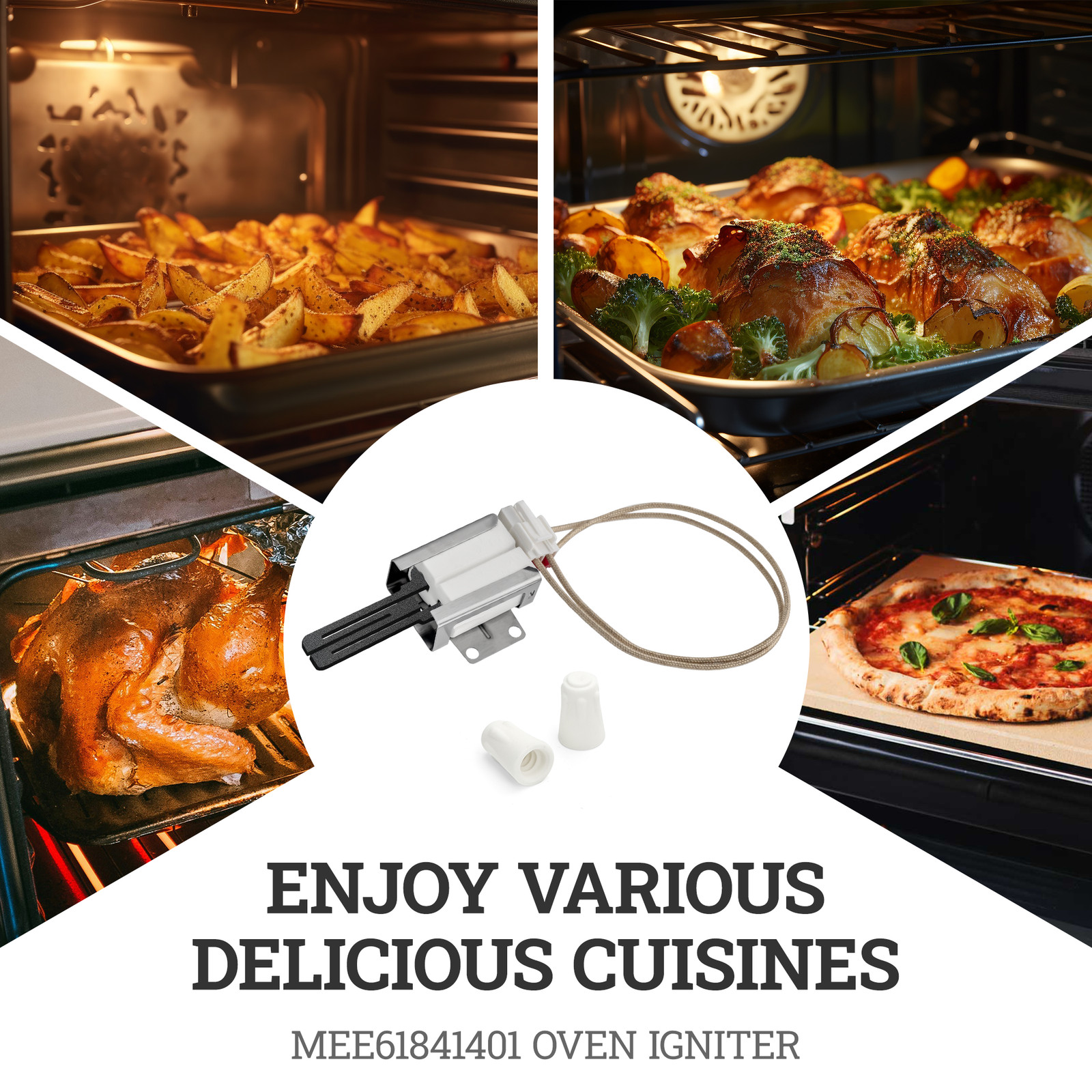 MEE61841401 Gas Range Oven Igniter Replacement Fit for LG LRG3095ST LRG3061ST