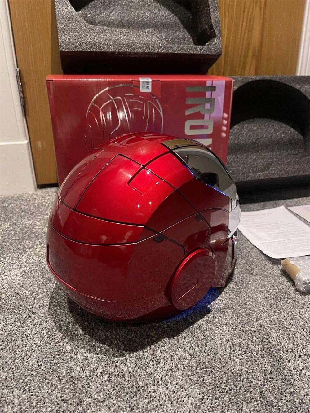 Autoking Iron Man Helmet MK5 1/1 Voice-controlled Mask Transform CosplayProp NEW