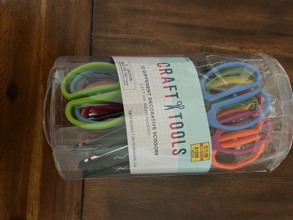 Craft Tools Nine Decorative Scissors