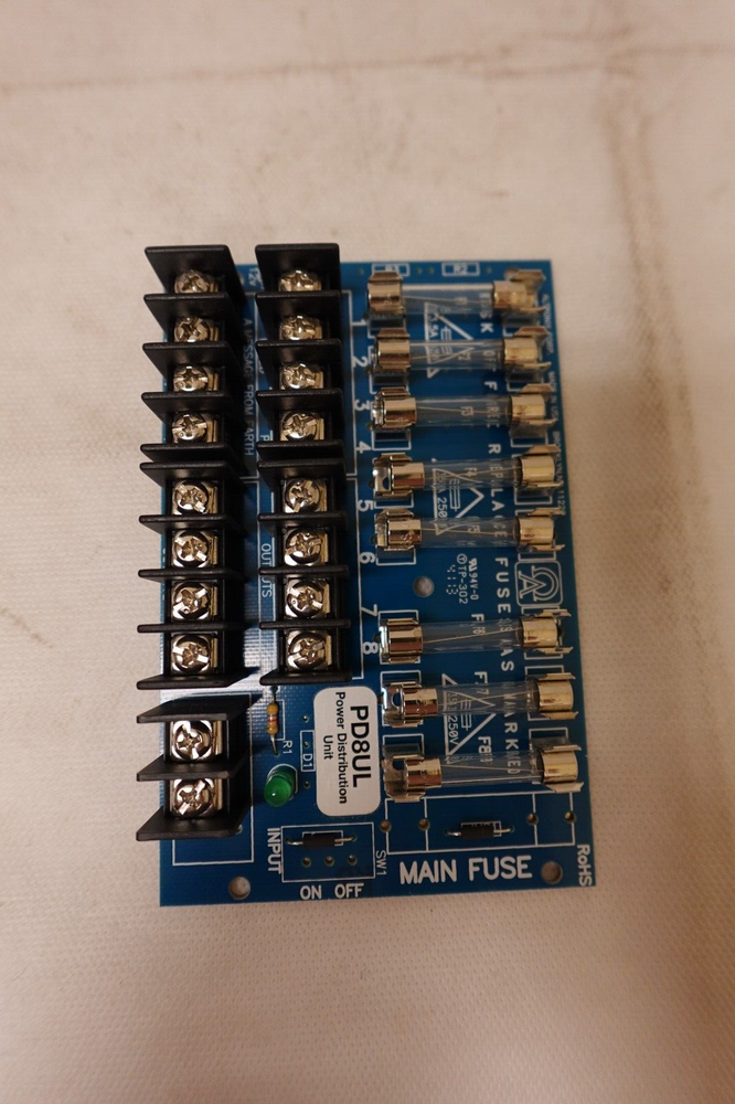 Altronix PD8UL UL Listed Sub-Assembly Power Distribution Module 8 PTC Outputs