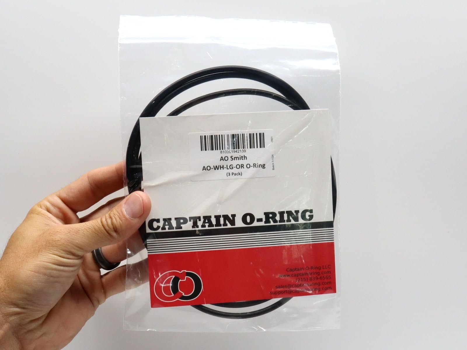 AO-WH-LG-OR O-Rings for AO Smith AO-WH-PREL Whole House Water Filter (3 Pack)