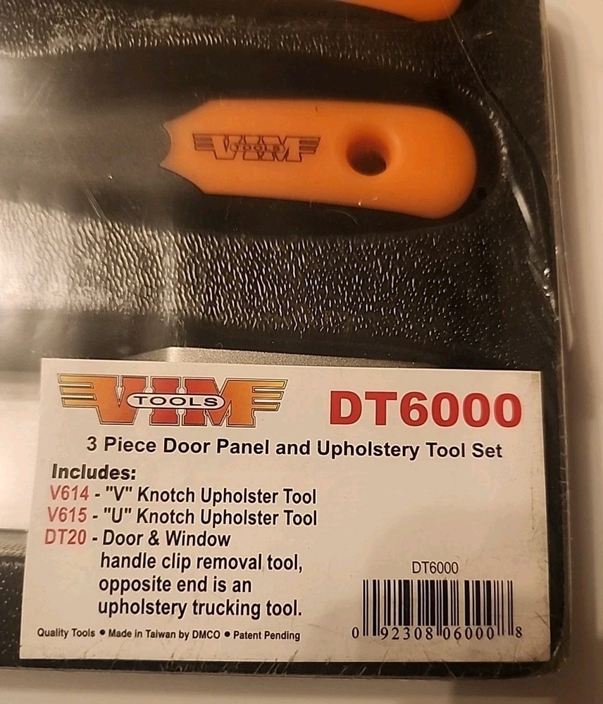 VIM Tools 3 Piece Door Panel & Upholstery Tool Set DT6000