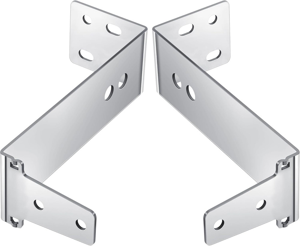 Sturdy Metal Garage Door Sensor Brackets - 2PCS Wall Mount Replacement Set