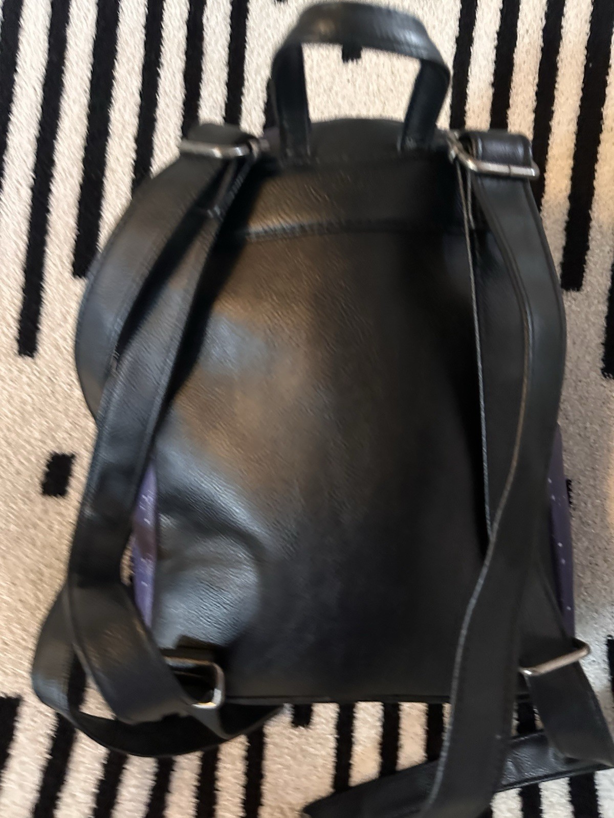 Loungefly Disney Lilo & Stitch Mini Backpack Purple Black Stars Collectible