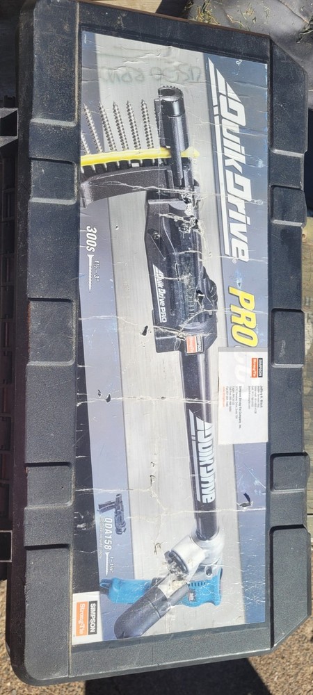 Porter Cable Quik Drive 6645 With Simpson Bit And Extension