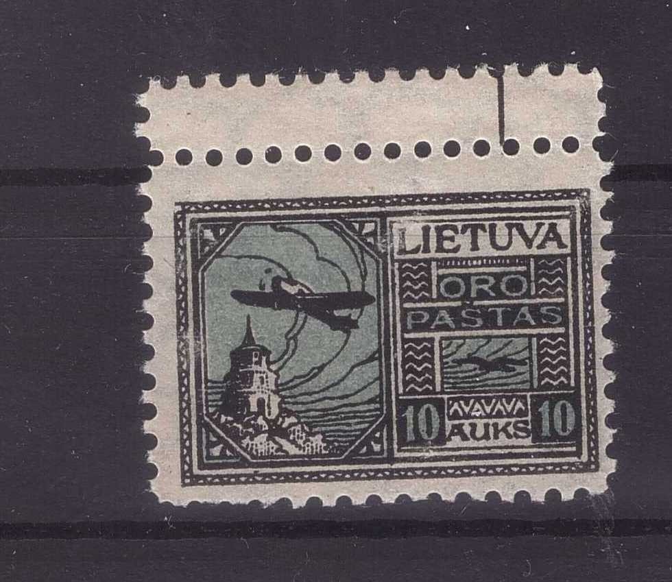 1922 Lithuania Mi 123 P1, mint, hinged