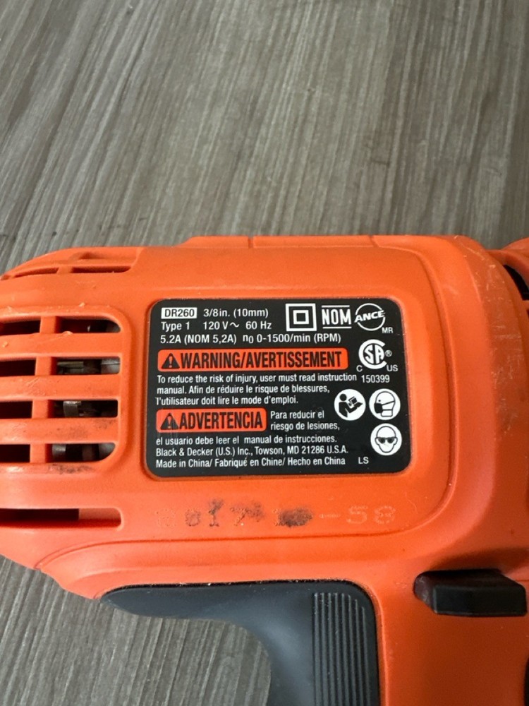 BLACK & DECKER DR260 (PSO037445)