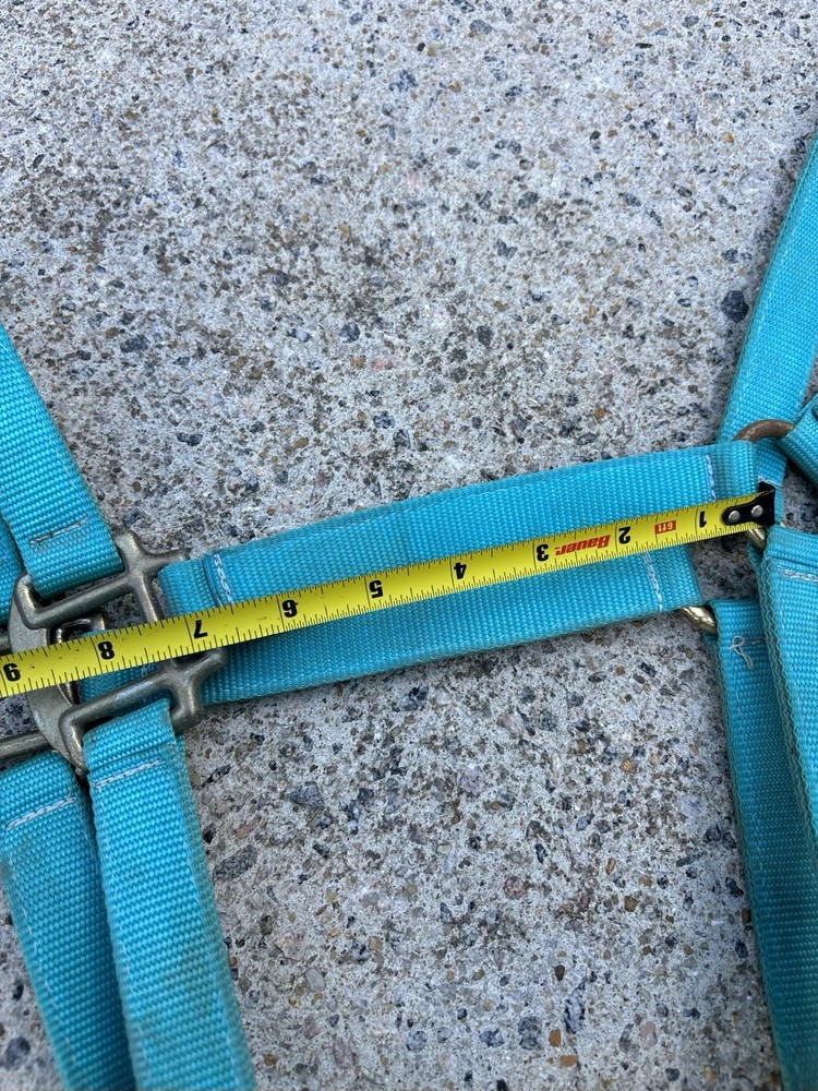 USED - Teal Blue Size Medium Horse Halter