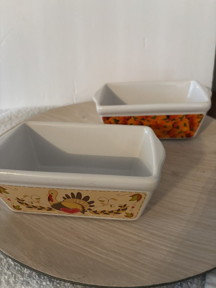 Thanksgiving Pattern Mini Muffin Loaf Pan's