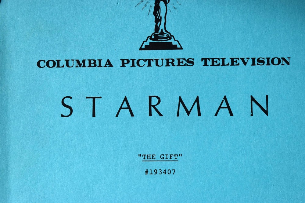 1986 Starman " The Gift " Original Screenplay Script Final Draft