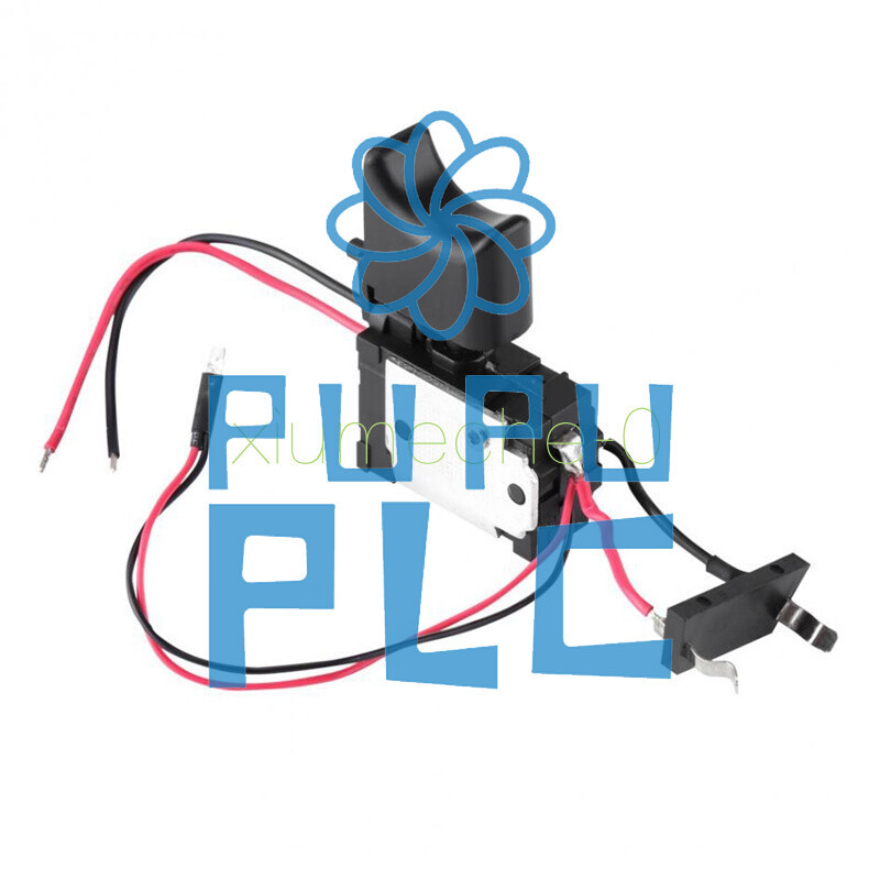 new 7.2V-24V 16A Electric Cordless Drill Trigger Switch Push Button Small Light