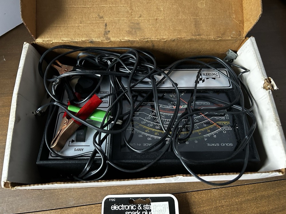 Vintage Sears engine analyzer, model 161.2161