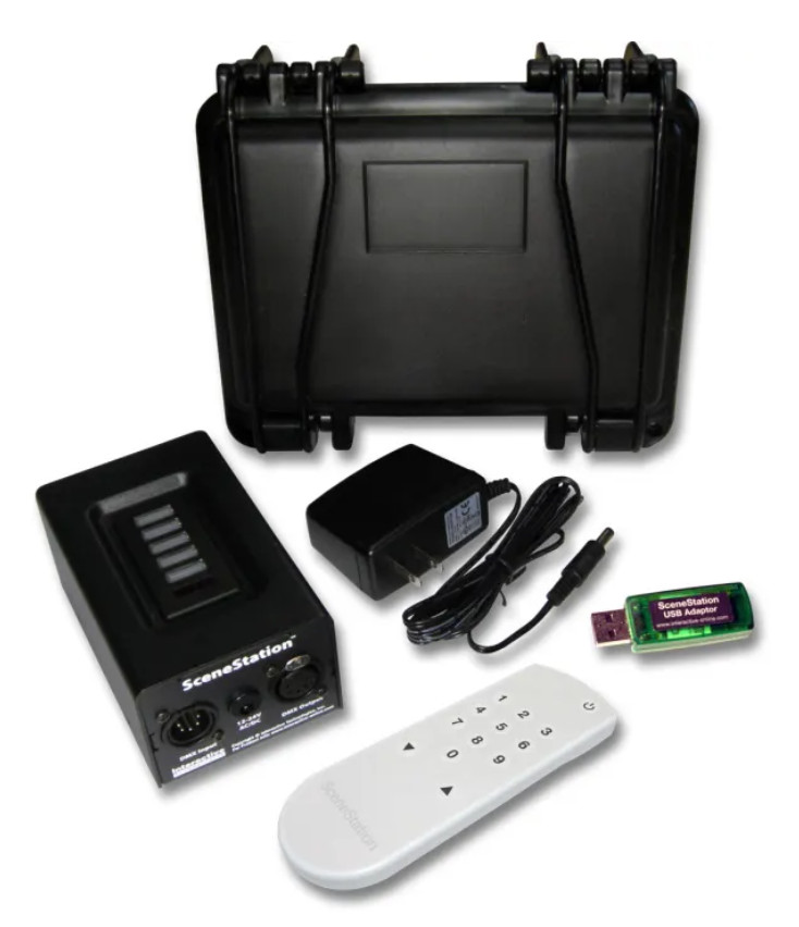 Interactive Technologies SceneStation Portable DMX Playback Station SS-310 Kit