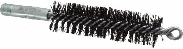 Schaefer Brush 4-1/2" Brush Length, 1-1/4" Diam, Double Stem, Double Spiral T...