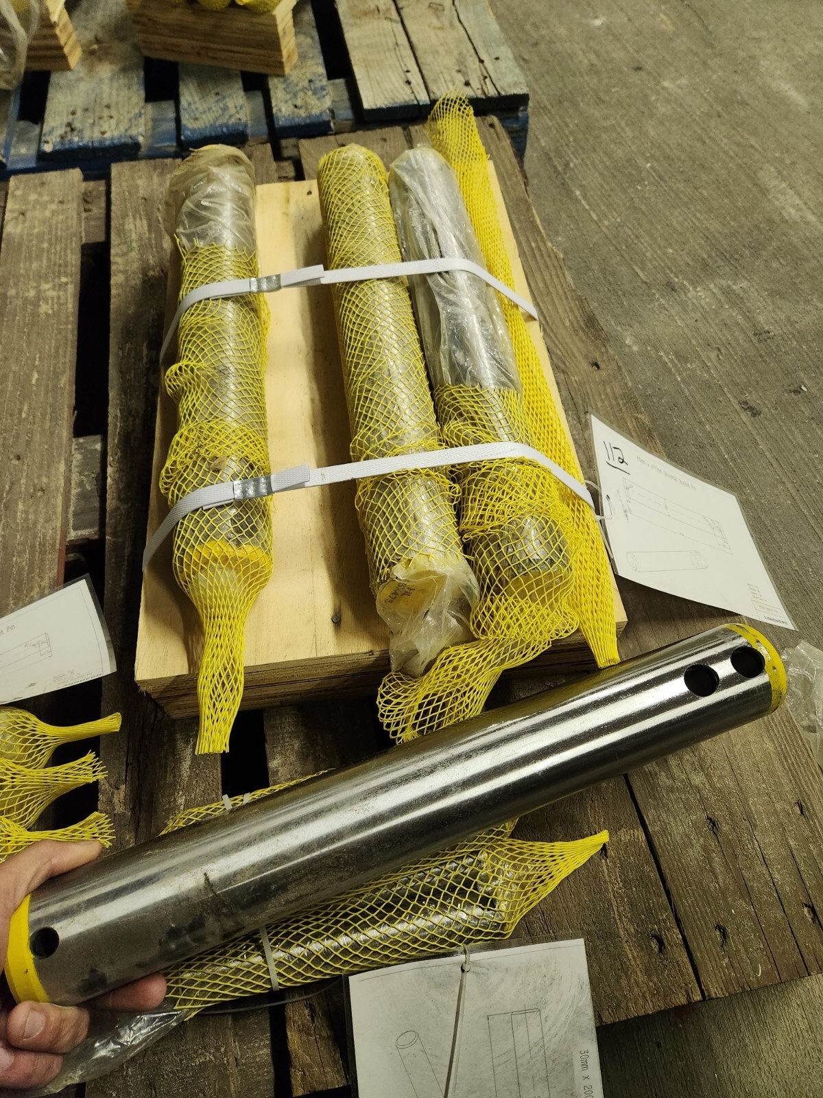 New Excavator Bucket Pin 80mm x 32" CAT 320 25” John Deere 210G Case CX Volvo