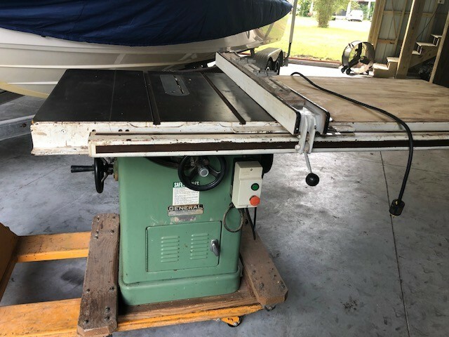 General Tablesaw 10 Inch with Extension table