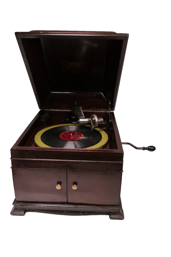 Victrola Victor Talking Machine VV-IX. Working.