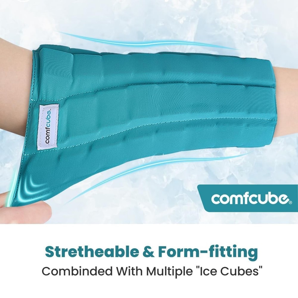 Elbow Ice Pack Wrap for Tendonitis & Tennis Elbow, 2 Hours Long Lasting Cold ...