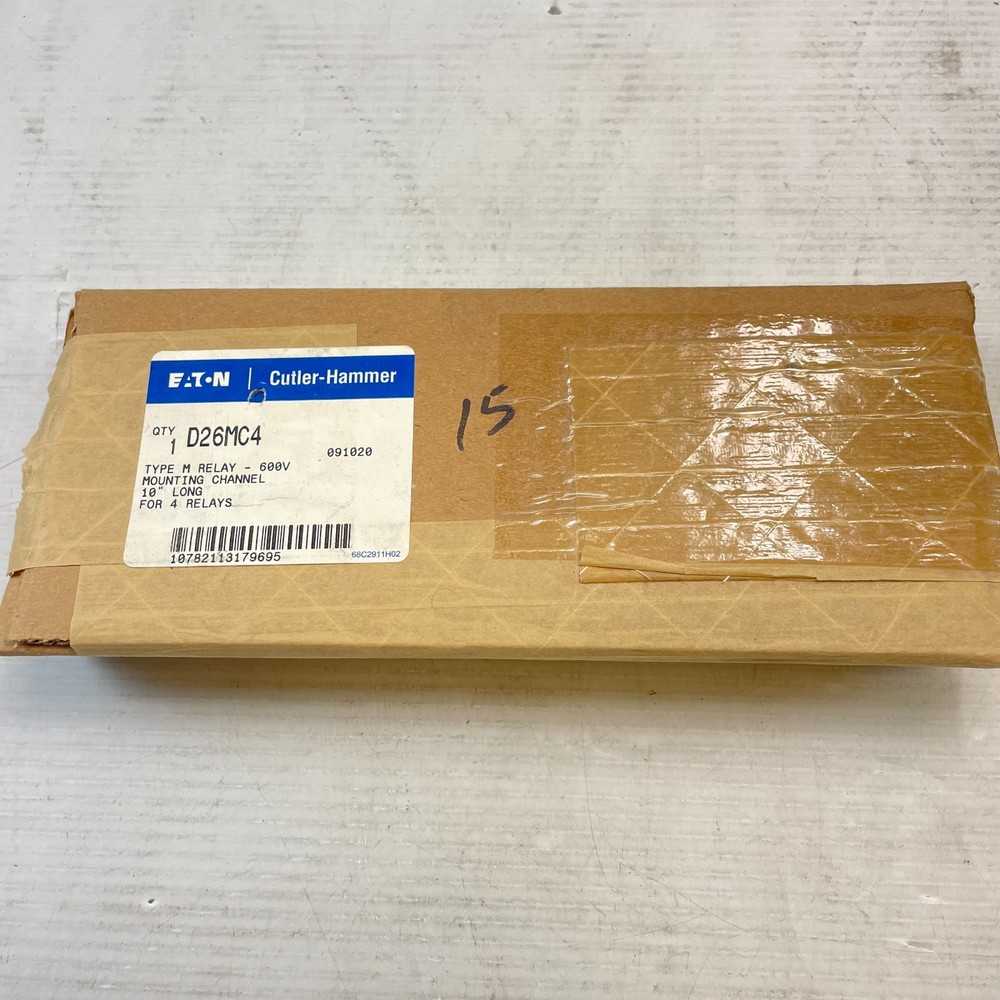 CUTLER-HAMMER D26MC4 Relay Mounting Channel