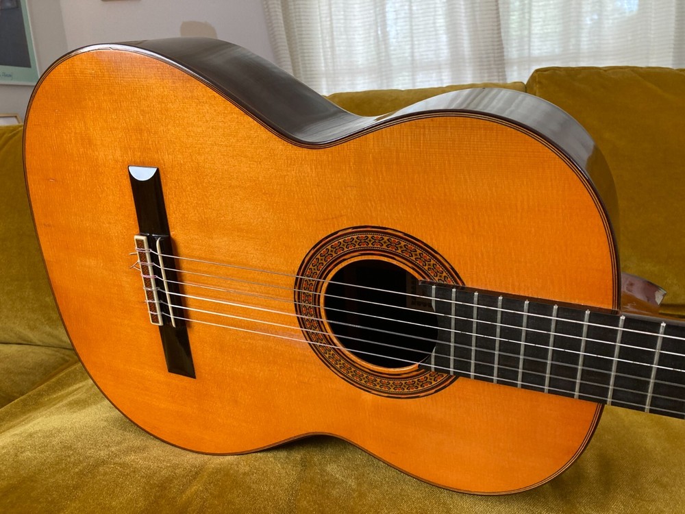 Sakazo Nakade 2000SS classical guitar 1971 – solid, braz rw, carved, signed