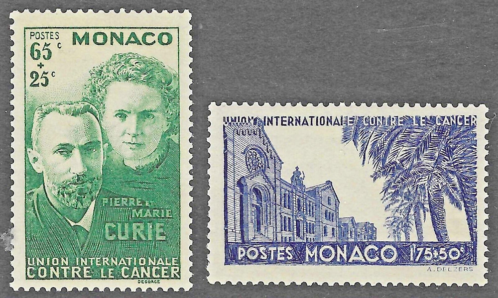 Monaco (1938)  - Scott # B24 - B25,   MNH