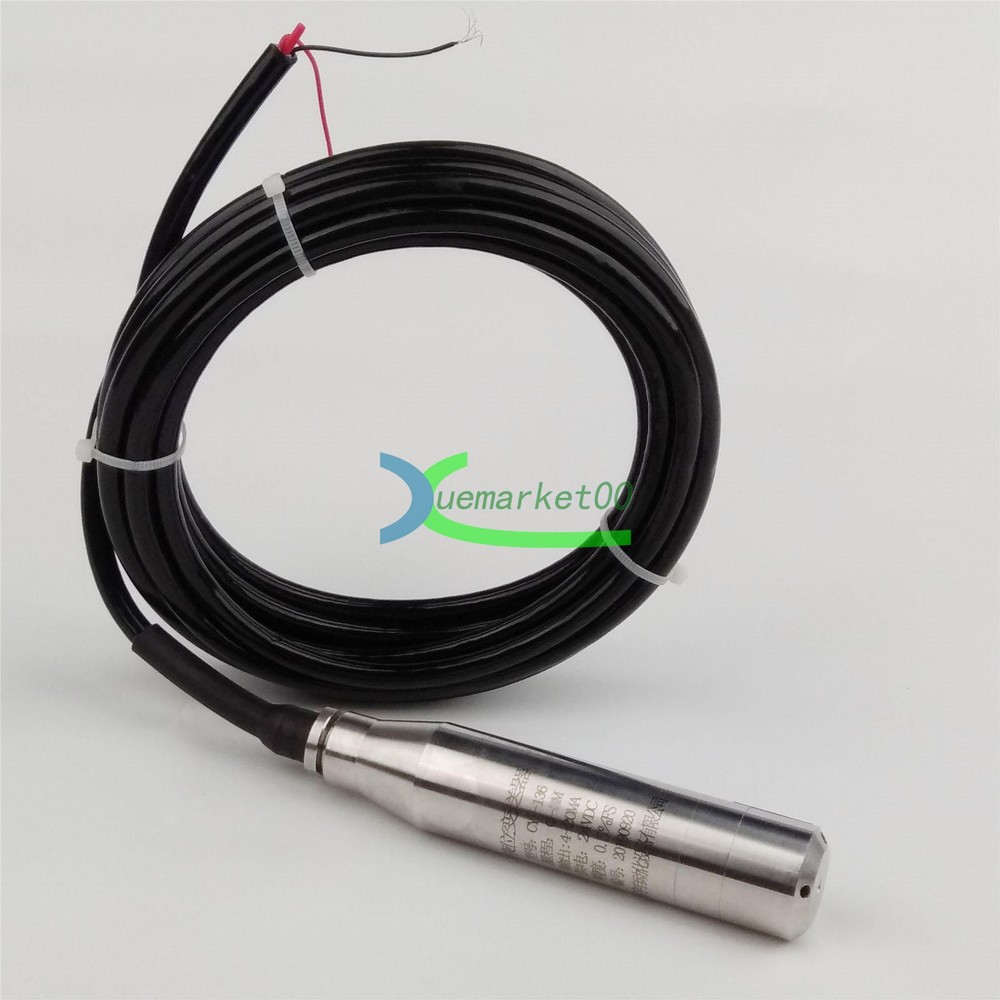 4-20MA 1.0m Range Water Level Transmitter Liquid Level Transducer Sensor