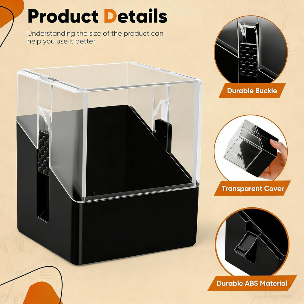 Trading Card Deck Boxes with Portable Organizer Case. Card Storage Box for Magic