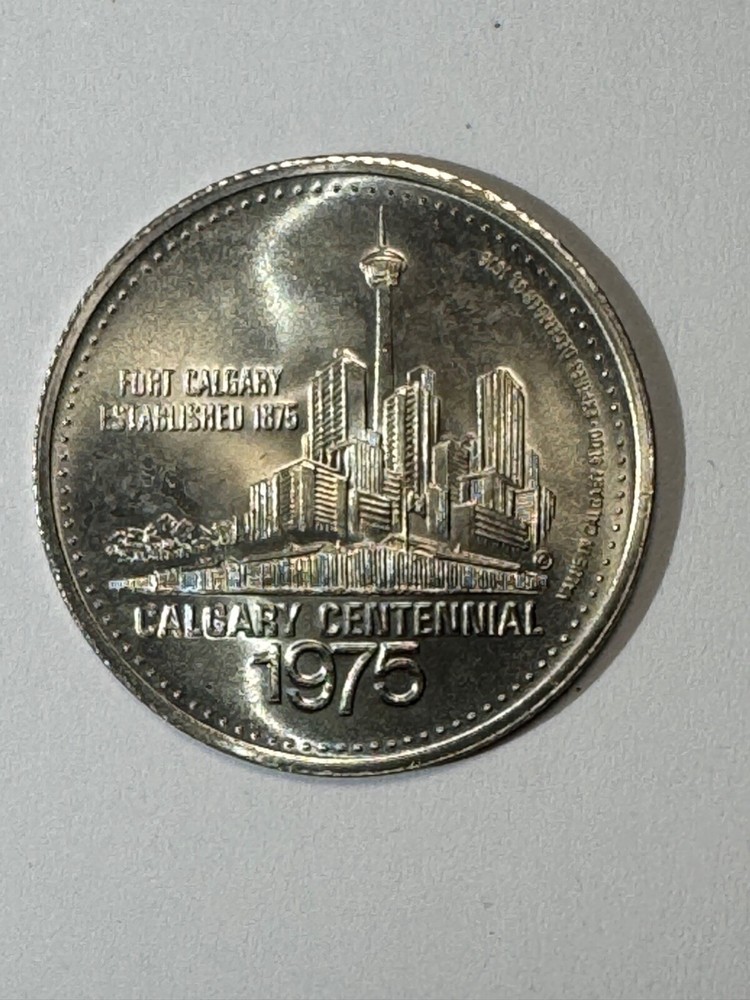 1975 Calgary Centennial One Dollar Token