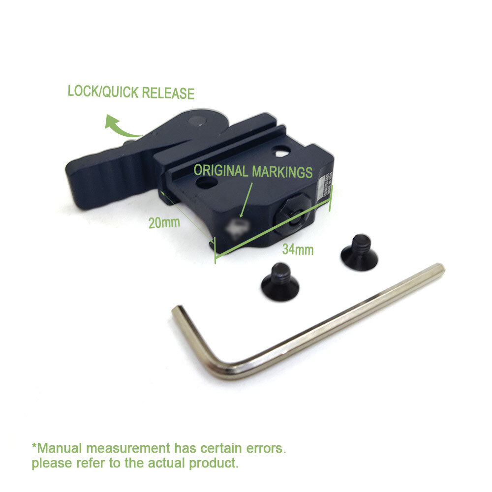 Tactical Flashlight M300&M600 QD Quick Release Base Weapon Light Accessories