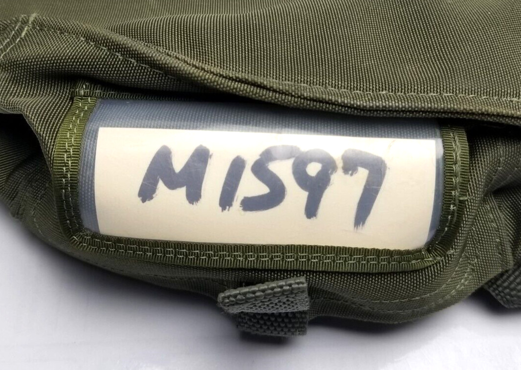 USGI MILITARY M40 SERIES GAS MASK BAG OD GREEN CARRIER ARMY PACK HAVERSACK EXC