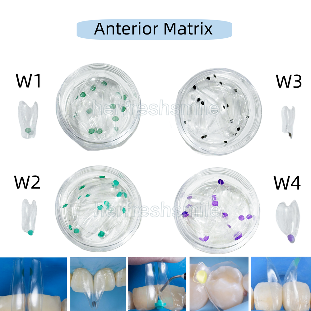 11Sizes Dental Clear Matrix Front/Molar Teeth Transparent Matrix Fit Bioclear BT