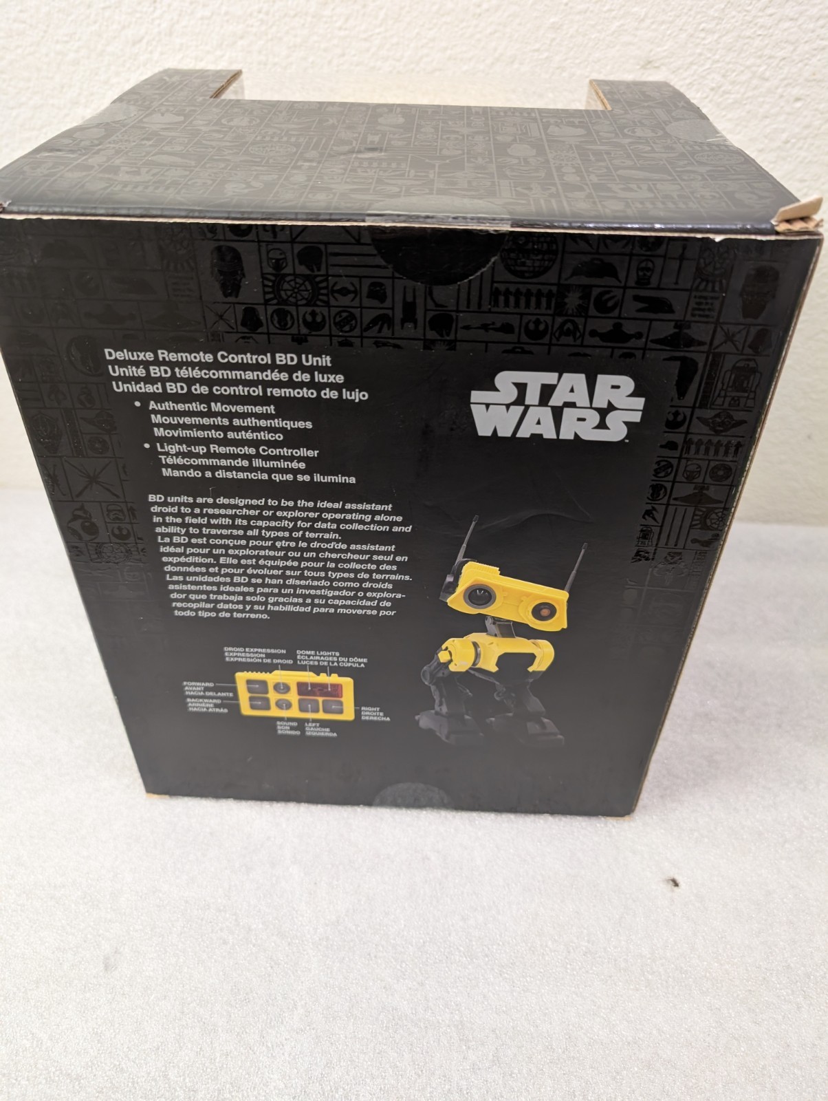 Disney Parks Star Wars Galaxy's Edge Deluxe Remote Control BD Unit Droid 2.4 GHz