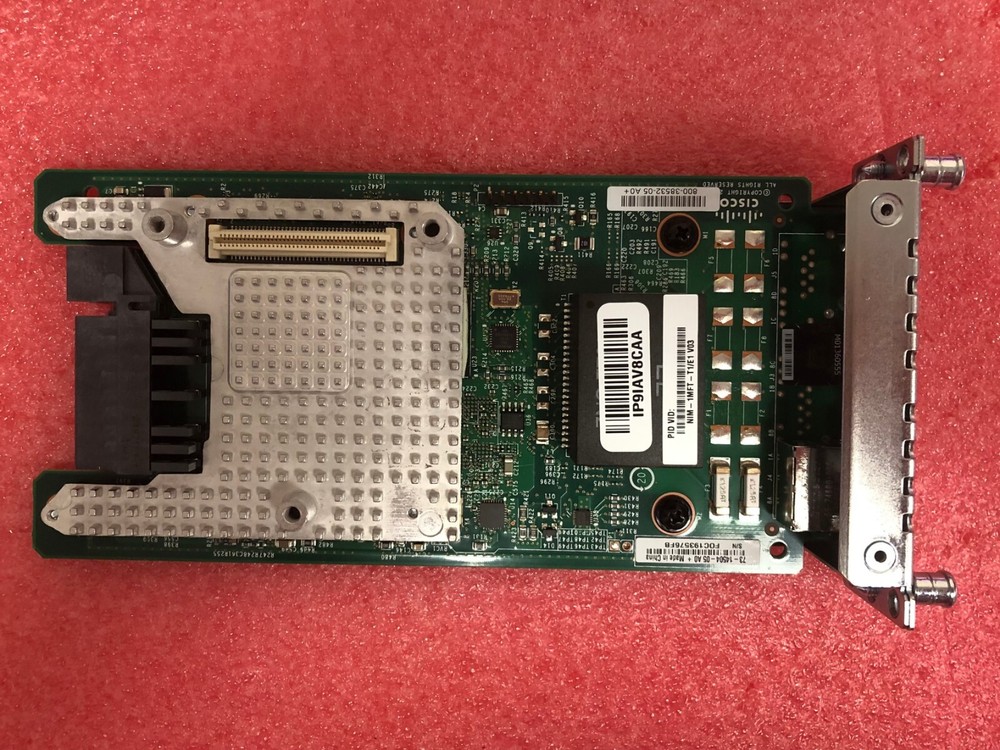 Cisco NIM-1MFT-T1/E1 1-Port T1/E1 Multiflex Voice & Data WAN Module