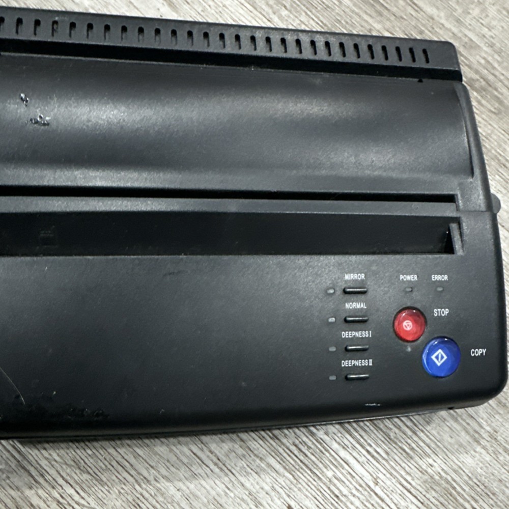 Thermal Copier Printable Tattoo Stencil Machine Rectangular ATS- for parts only