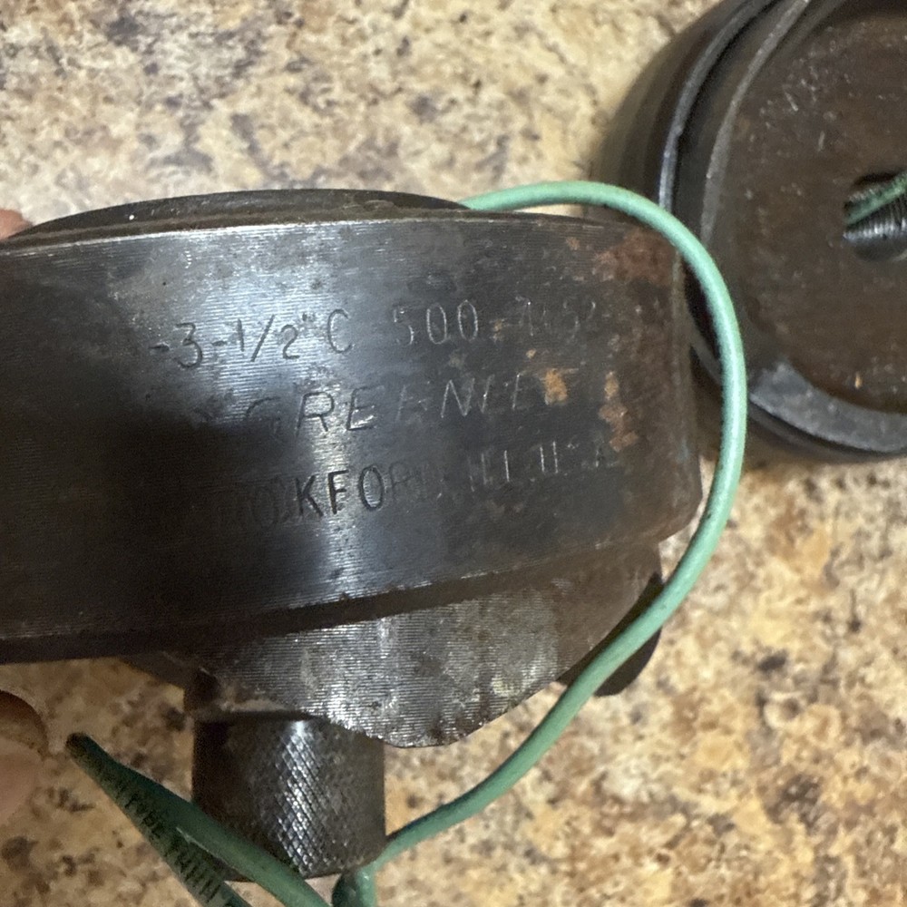 Greenlee 3.5” Knockout Punch Used