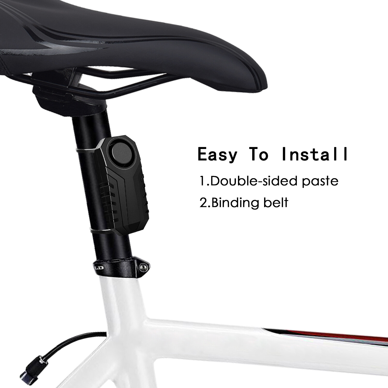 Bike Motorcycle Alarm Wireless Anit-Theft with Remote for Bicycle E-Bike Vehicle