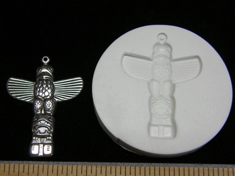 Totem Pole Polymer Clay Mold (MD1213A)