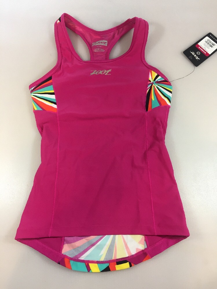 Zoot Womens Performance Racerback Tri Top Small S (6189)