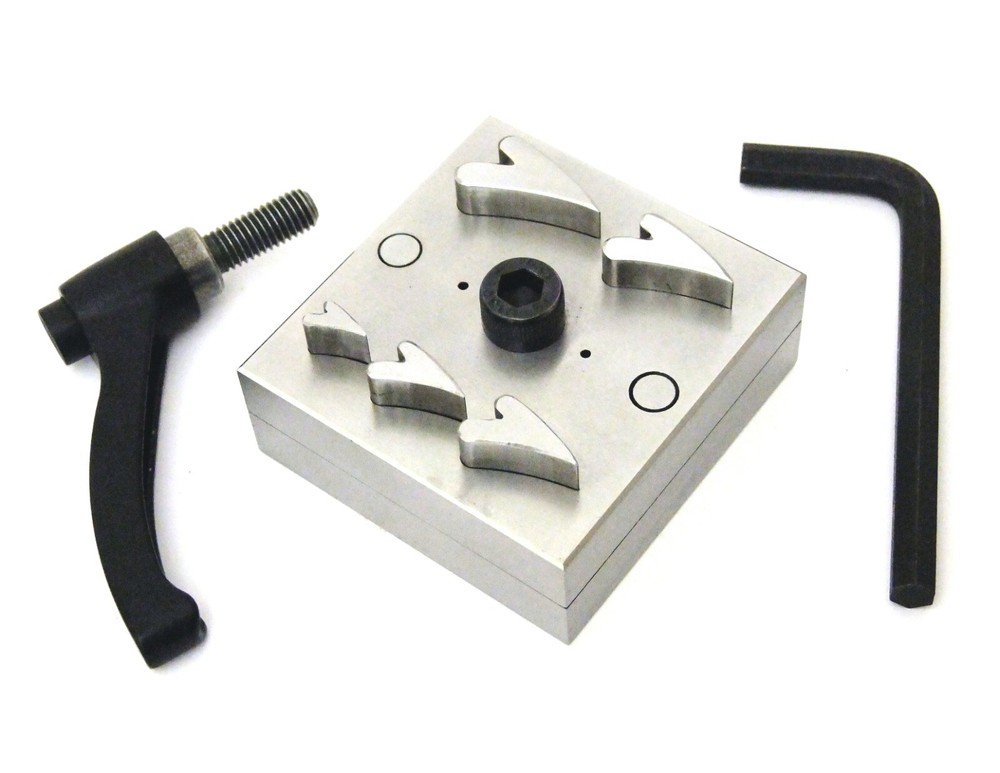 Fancy Disc Cutter With Five Punches For Wind Blown Heart Shape Handle