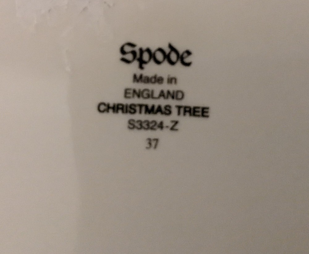 Spode Christmas Tree Pitcher Jug S3324-Z 37