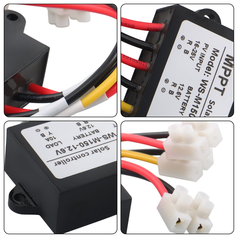 Solar Battery Charge Controller Boost MPPT Voltage Adjustable 150W 12.6V