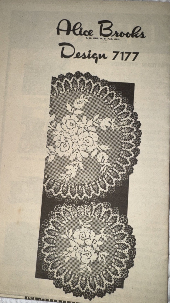 Choice Vintage Original Alice Brooks Crotchet Patterns